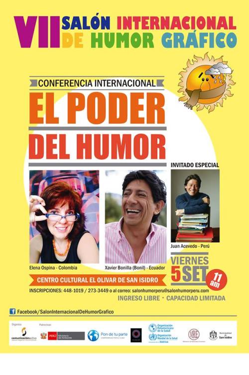 VII Salon Internacional del Humor Gráfico cartel 2014
